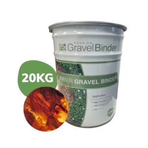 Amber Resin Gravel Binder (20kg) Approx. 10m2 Coverage