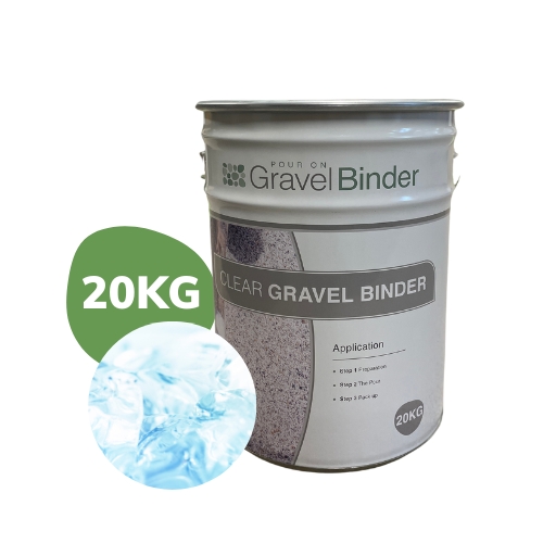 Clear Resin Gravel Binder (20kg) Approx. 10m2 coverage