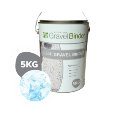 Clear Resin Gravel Binder (5kg) Approx. 3m2 coverage
